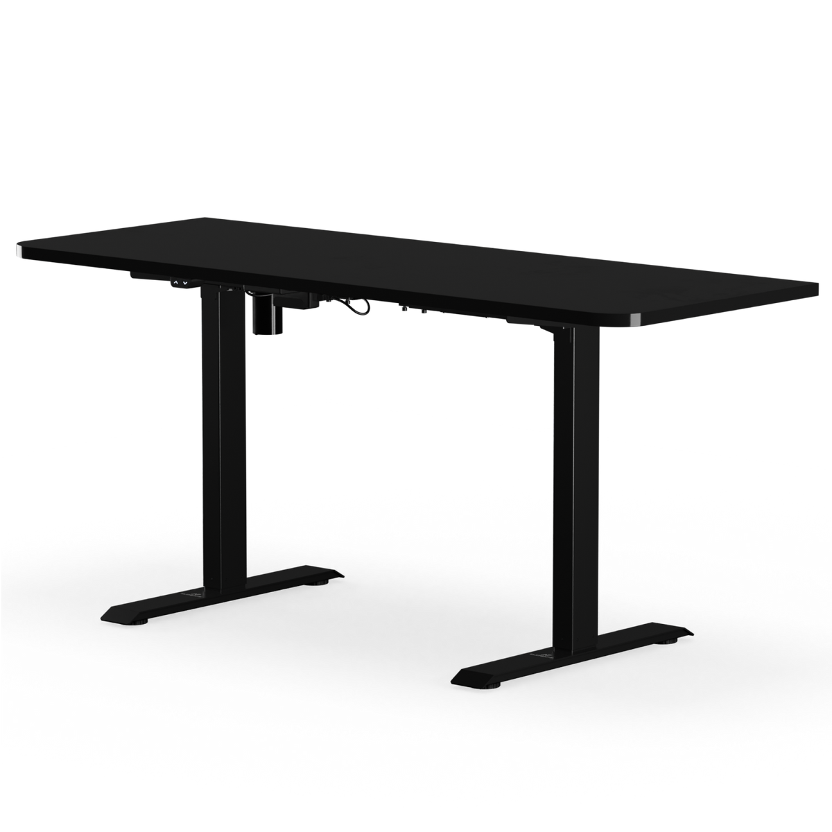 Mesa com Regulagem de Altura Elétrica Misch Preta + Tampo 160cm